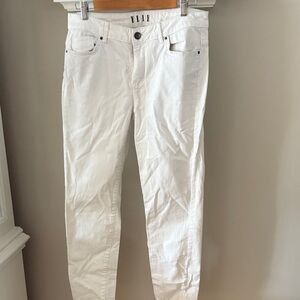 Elle Classic White Denim Pants